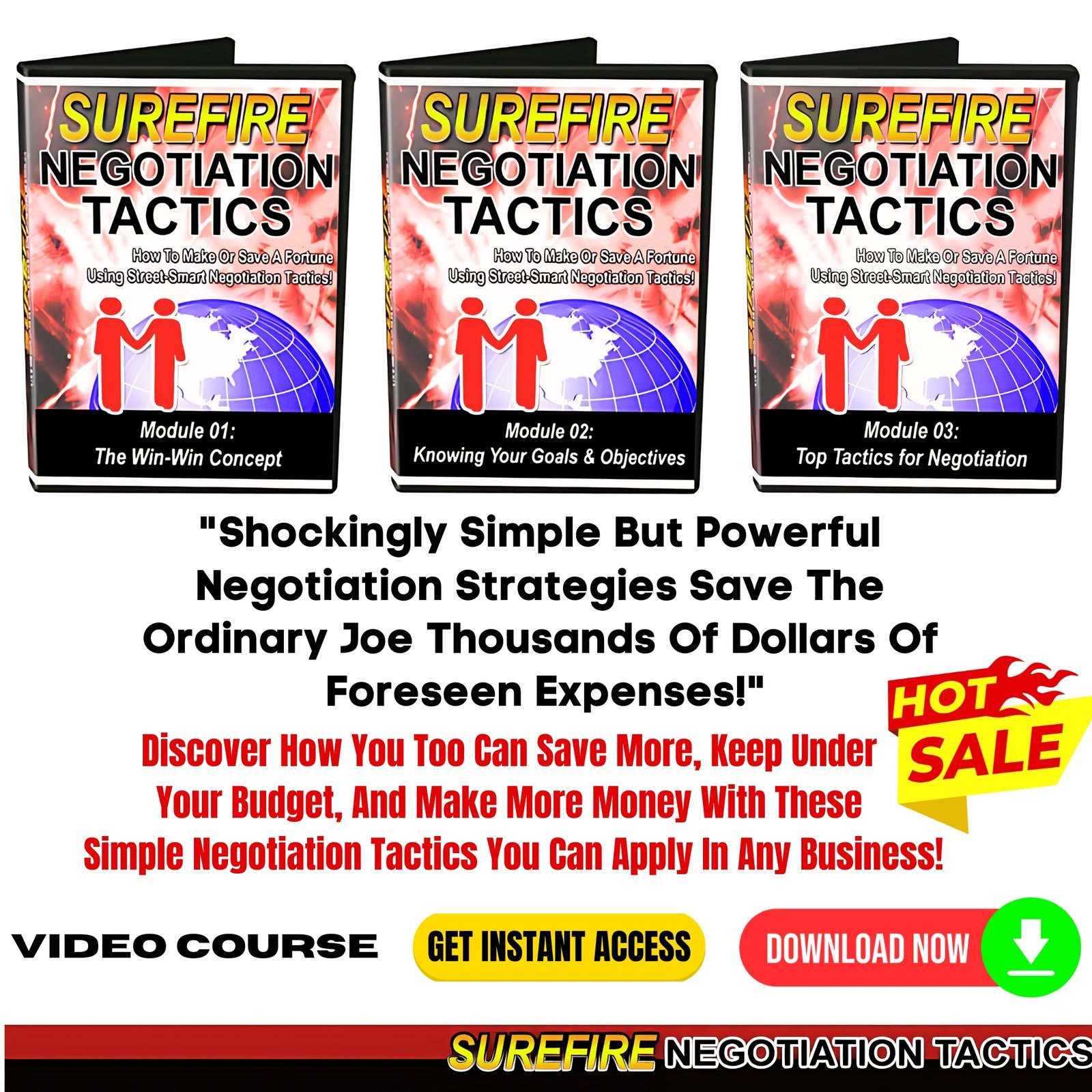 Surefire Negotiation Tactics (Video Course)